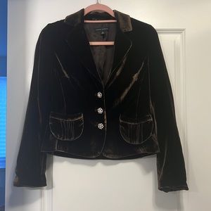 Banana Republic Velvet Blazer